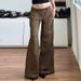 Grunge Y2k Brown Wide Leg Jeans Vintage 2000s Low Rise Baggy Denim Pants Women Casual Streetwear Trousers Korean Fashion_mkmklike.com