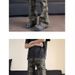Nordmann Cross-Border Manufacturer Wholesale Retro Multi-Pocket Camouflage Cargo Jeans Men's Stretch Slim Straight Flared Pants_mkmklike.com