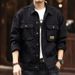 Men's Clothing Denim Jacket Men Loose Work Jacket New Spring Youth Casual Men's Tops_mkmklike.com
