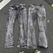 Men's Clothing Unisex Trendy High Street Style PU Washed Denim Jeans Distressed Crack Flared Texture Men's Clothing_mkmklike.com