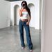 Vintage Low-Rise Straight Leg Jeans – Distressed Denim Pants For Women (Dark Blue/Light Blue/Black, S/M/L/XL)_mkmklike.com