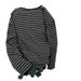 Women's Clothing shirt striped spring and autumn thin long sleeved T shirt women's medium long round neck loose large size women's clothing_mkmklike.com