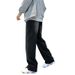 Nordmann New Autumn Winter Men's Loose Straight Black Casual Jeans BF Versatile High Street Floor-Length Pants_mkmklike.com