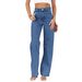 High-Waisted Stretch Wide Leg Jeans For Women – Comfortable Office & Casual Denim Pants (XS-6XL, Dark Blue/Light Blue/Gray/Black/White)_mkmklike.com