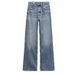 Women's Clothing Vintage High-Waisted Straight-Leg Jeans For Women – Classic Denim Pants In Black, Light Gray, Indigo & More_mkmklike.com