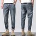 Large Size Men's Clothing Spring And Summer Thin Nine-point Jeans Men's 9-point Elastic Loose Retro Jeans Men's Cross-border Wholesale_mkmklike.com