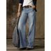 Trendy Retro Straight-Leg Jeans For Women – Distressed Washed Denim, Comfortable & Stylish (Black/Blue/Grey, XS-4XL)_mkmklike.com