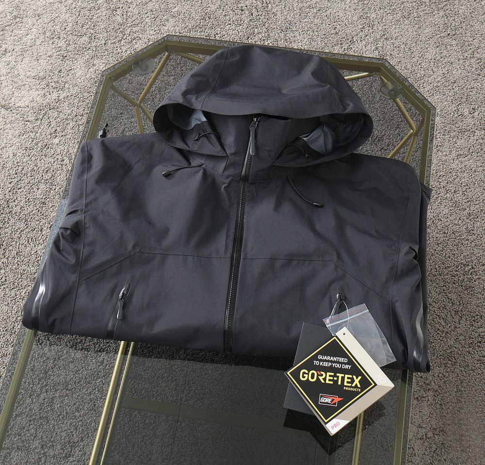 Waterproof Windproof Hooded Single Layer Men's Jacket Laminated Lightweight Mountaineering Outdoor Essential_mkmklike.com