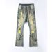 's New Cross-border Product Exclusively Europe America: Ripped, Slightly Flared, Fringed, Stretchy Men's Jeans For_mkmklike.com