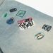 Fun Cartoon Sticker Print Washed Denim Pants Punk Men's Street Style Loose Straight Vintage Frayed Hem_mkmklike.com