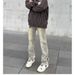 Nordmann European And American Style Vintage Distressed Ink Splash Jeans For Men Ins Trend High Street Cool Slim Fit Flared Pants_mkmklike.com