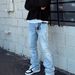 Slim Fit Stretchy Comfortable Flared Pants Men's Denim Height Enhancing Versatile Fashionable Export Grade American Trendy Brand_mkmklike.com