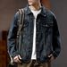 Northfold 2025 Spring Autumn Denim Plus Size Loose Fit, Oversized Jacket For Big And Tall Men, Men's Jacket, Coat, Trendy_mkmklike.com