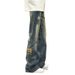 Ethnic Style American Splicing Patch Jeans Men's Retro Pants Straight Down Slightly Pulled Pants Tide_mkmklike.com