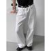 Nordmann White Jeans Men 2025 New Men's Trendy Brand High-End Loose Straight High Street Cool Versatile Casual Pants_mkmklike.com