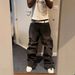 Men's Clothing Men's Washed Embroidered Jeans Floor Length Versatile Straight Leg Men's Pants For Formal & Casual_mkmklike.com