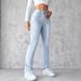 Women's Clothing Slim Fit Straight Leg Jeans Simple Design Stretch Slim Fit Straight Leg Jeans - High Waist Comfort Denim Pants With Medium Wash Blue_mkmklike.com