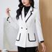 Women's Clothing slim-fit elegant commuter casual all-match small top suit_mkmklike.com