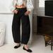 Women's Clothing Loose Jeans High Waist Slim Stretch Harem Pants Hot Girl Style Wide Leg Pants_mkmklike.com
