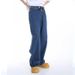 Nordmann Dark Blue Jeans Men's Straight Leg Loose Fit Autumn Winter Washed Retro Xintang 2025 New Casual Pants_mkmklike.com