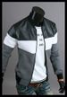 Casual splicing design jacket new youth spring and autumn men's clothing_mkmklike.com