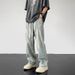 Nordmann High Street Vibe Style Jeans Men Loose Straight Wide Leg Casual Autumn Winter American Trend Versatile Ripped Pants_mkmklike.com