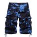 Man's clothing Men's loose casual five division pants camouflage shorts multi-pocket pants_mkmklike.com