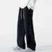 Men's Clothing Straight Jeans Spring And Summer Thin High Street Loose Wide Leg Pants Men's Long Pants_mkmklike.com