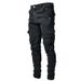 Men's Clothing New Men's Jeans Trendy Casual Side Pockets Small Feet Tight Men's Jeans_mkmklike.com