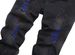 Men's Black Blue Ripped Denim Jeans mid Waist Wide Leg Pants Machine Washable Cotton Splatter Print North American Style_mkmklike.com