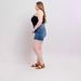 Summer New Arrival Women's Slim Fit Denim Shorts High Elasticity Comfortable Style Frayed Hem In Stock_mkmklike.com