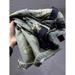 Men's Clothing Men's Retro Distressed Denim Shorts Style Summer Trendy Embroidered Heavyweight Washed Loose Five-Point Fit_mkmklike.com