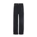 Men's Clothing Washed Distressed Gray Green Floor Length Jeans Retro Straight Leg Trendy Button Couple Trousers_mkmklike.com