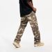 Nordmann Camouflage Jeans Men American High Street Design Sense Niche Casual New Loose Straight Long Pants_mkmklike.com