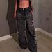 Women's Clothing Versatile Wide Leg Jeans For Men And Women Retro High Street Fashion Denim Jeans_mkmklike.com