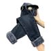 Extra-thick Lamb Wool Skinny Jeans New For Plus-size Women, Thickened, Warm, Stretchy Winter Pants_mkmklike.com