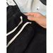 Men's Distressed Washed Denim Shorts Ombre Graffiti Loose Fit Drawstring Black to Blue S-3XL_mkmklike.com