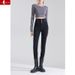Black High-waisted Women's Skinny Jeans, 2025 Spring, Four-way Stretch, Slimming, Height-enhancing, Butt-lifting Pencil_mkmklike.com