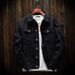Northfold Trendy Men's Spring And Autumn Loose Denim Jacket Couple Long Sleeve Plus Size Casual Coat Pink Motorcycle Export Top_mkmklike.com
