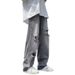 Suitable For All Seasons Ripped Jeans For Men Vibe Style Cool Straight Leg Long Spring Summer American High Street Ins Pants_mkmklike.com