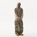 BTSG American Washed Worn Out Wasteland Style Multi Pocket Jeans, Men's And Women's Loose Wide Leg Workwear, Floor Pants_mkmklike.com