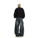 American Washed, Worn, Dirty, Dyed, Ripped Jeans, Men's And Women's Trendy Brand Loose Wide Leg Pants, Floor Bending_mkmklike.com