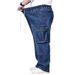 Pure Cross-Border Exclusive American Workwear Straight-Leg Jeans For Men, Spring And Autumn, Plus Size, Loose Fit, Wide-Leg,_mkmklike.com