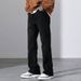 American High Street Pants Yellow Mud Jeans Casual Trousers Narrow Washed Straight Pants_mkmklike.com