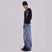 Men's Clothing Jeans Jacquard Embroidery American Cross Border Hip Hop Style Summer New Casual Versatile Trousers_mkmklike.com