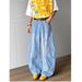 Washed And Worn Curved Knife Jeans For Men, American Hip-Hop High Street Wide Pants, Loose Straight Leg Pants_mkmklike.com