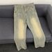 Men's Heavyweight Deconstructed Jeans – Oversized 90s Baggy Denim Pants With Distressed Wash (S-3XL, Clay Wash)_mkmklike.com