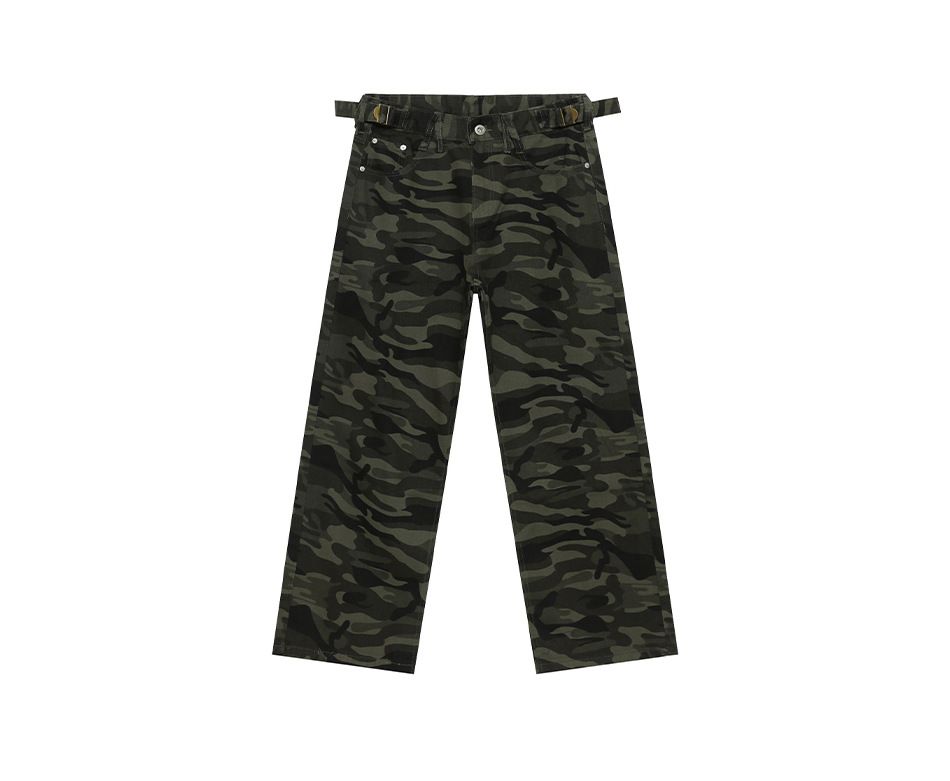 EF JEANS | 2025 New American Vintage High Street Camouflage Straight Wide Leg Loose Tooling Jeans Casual_mkmklike.com
