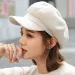 Hot Sale New Autumn Hats for Solid Plain Octagonal Newsboy Men Ladies Casual Wool Hat Winter Beret Women Painter Cap_mkmklike.com
