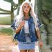 Women's Clothing Summer New Style Ruffled Short Sleeved Tops For Women Loose Casual Style Denim Jacket_mkmklike.com